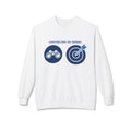 Crewneck Sweatshirt — 'Focus on the Goal' Target & Binoculars Graphic