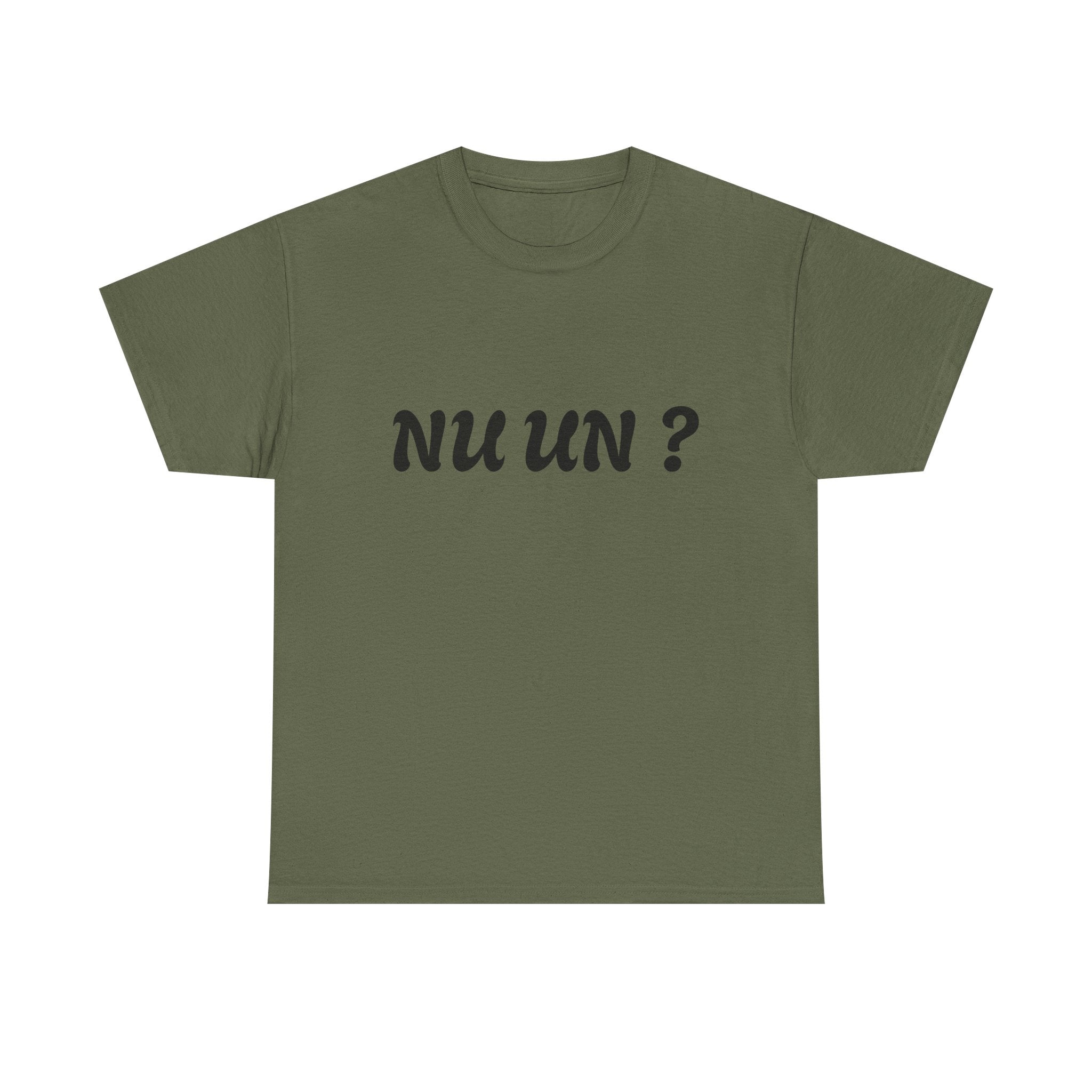 Nu Un? T‑Shirt — Minimalist Question Graphic Tee