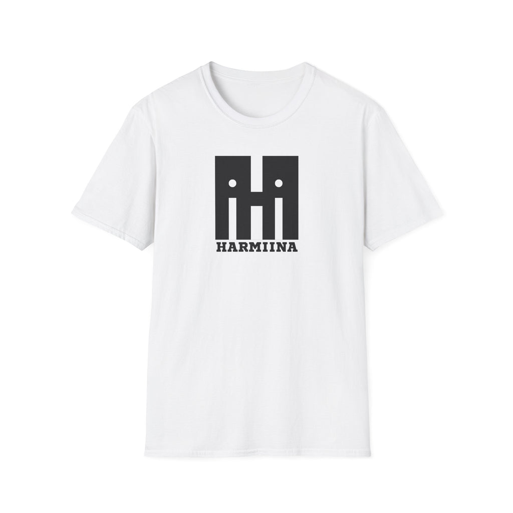 Harmiina Logo T-Shirt — Minimalist Black Graphic Tee