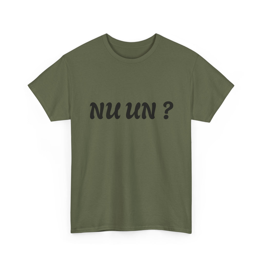 Nu Un? T‑Shirt — Minimalist Question Graphic Tee