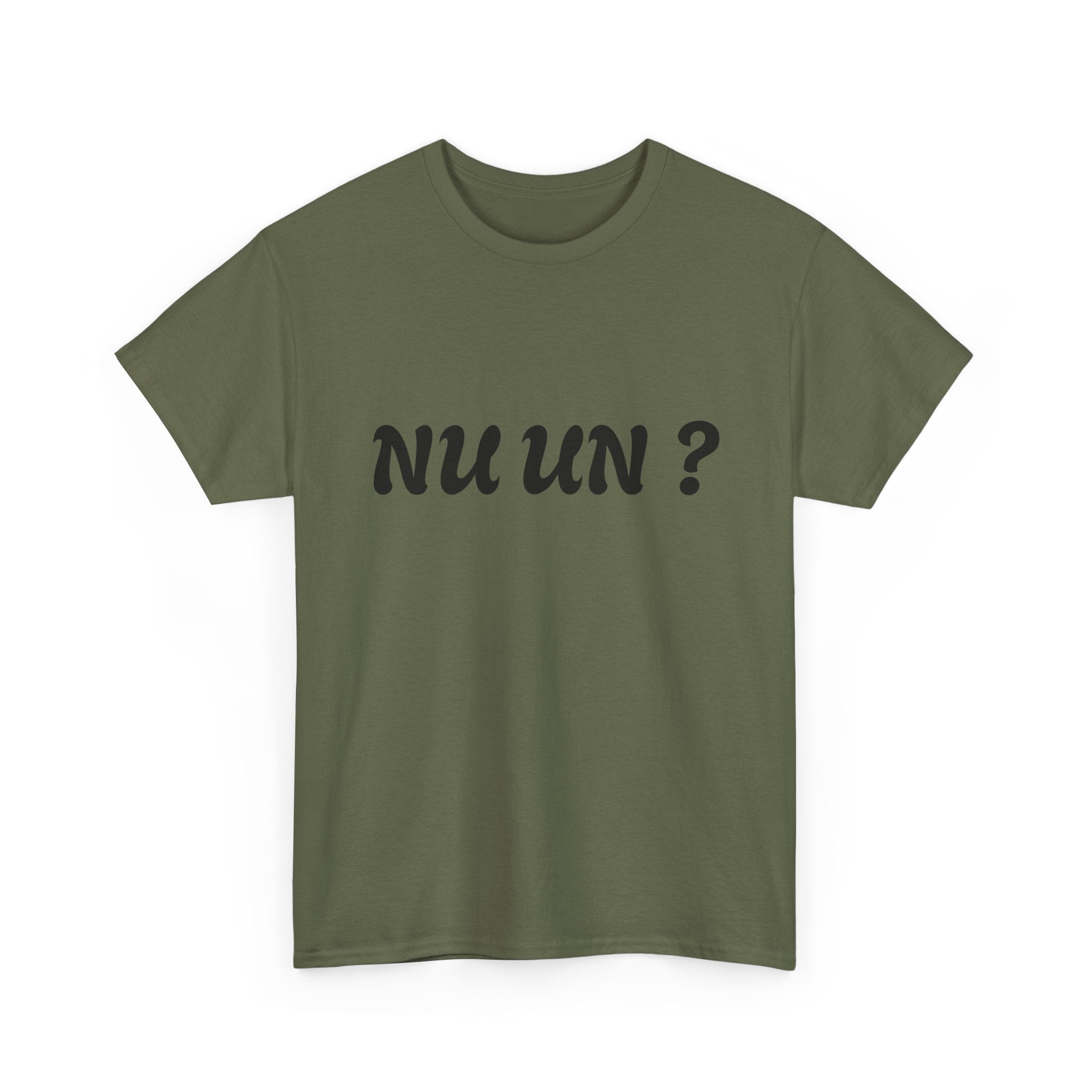 Nu Un? T‑Shirt — Minimalist Question Graphic Tee