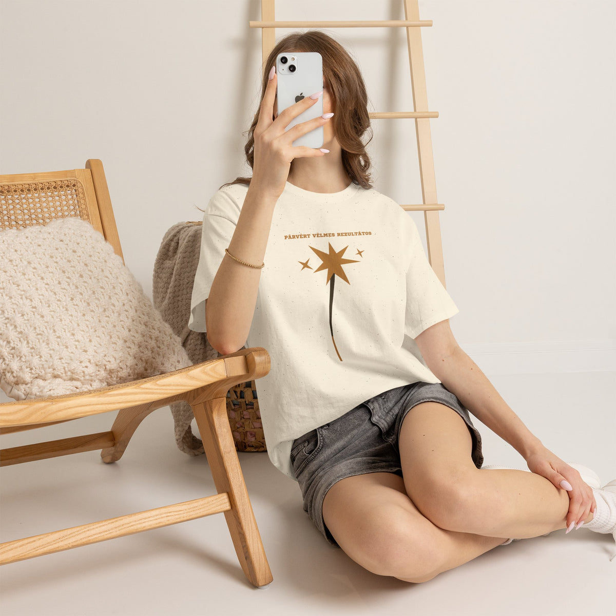 Merry Magic Wand Tee — 'Merry Wishes & Sparkles' Holiday Star T-Shirt