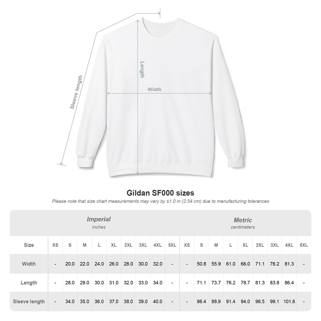Crewneck Sweatshirt — 'Focus on the Goal' Target & Binoculars Graphic
