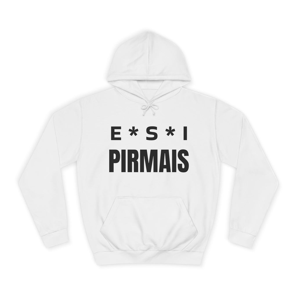 College Hoodie — E*S*I PIRMAIS Graphic Pullover