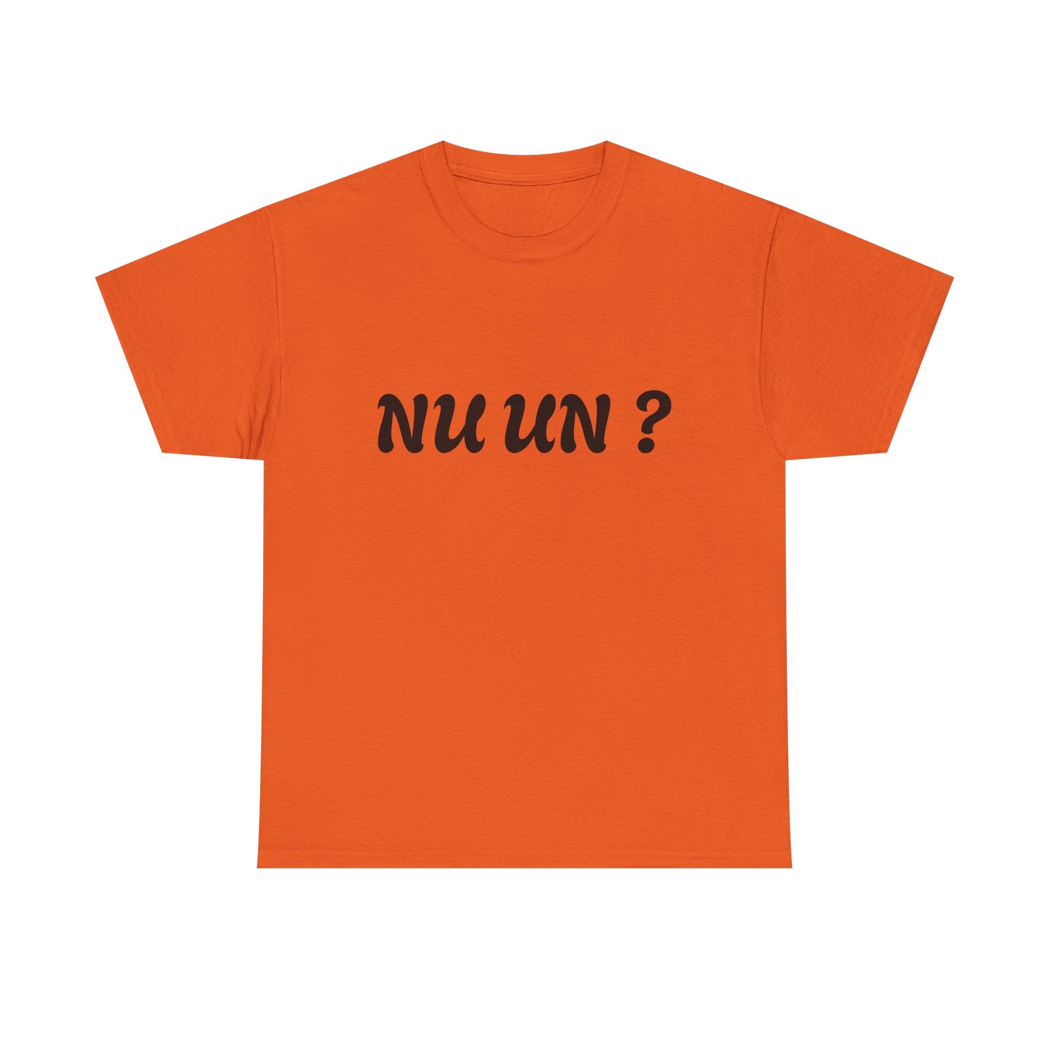 Nu Un? T‑Shirt — Minimalist Question Graphic Tee