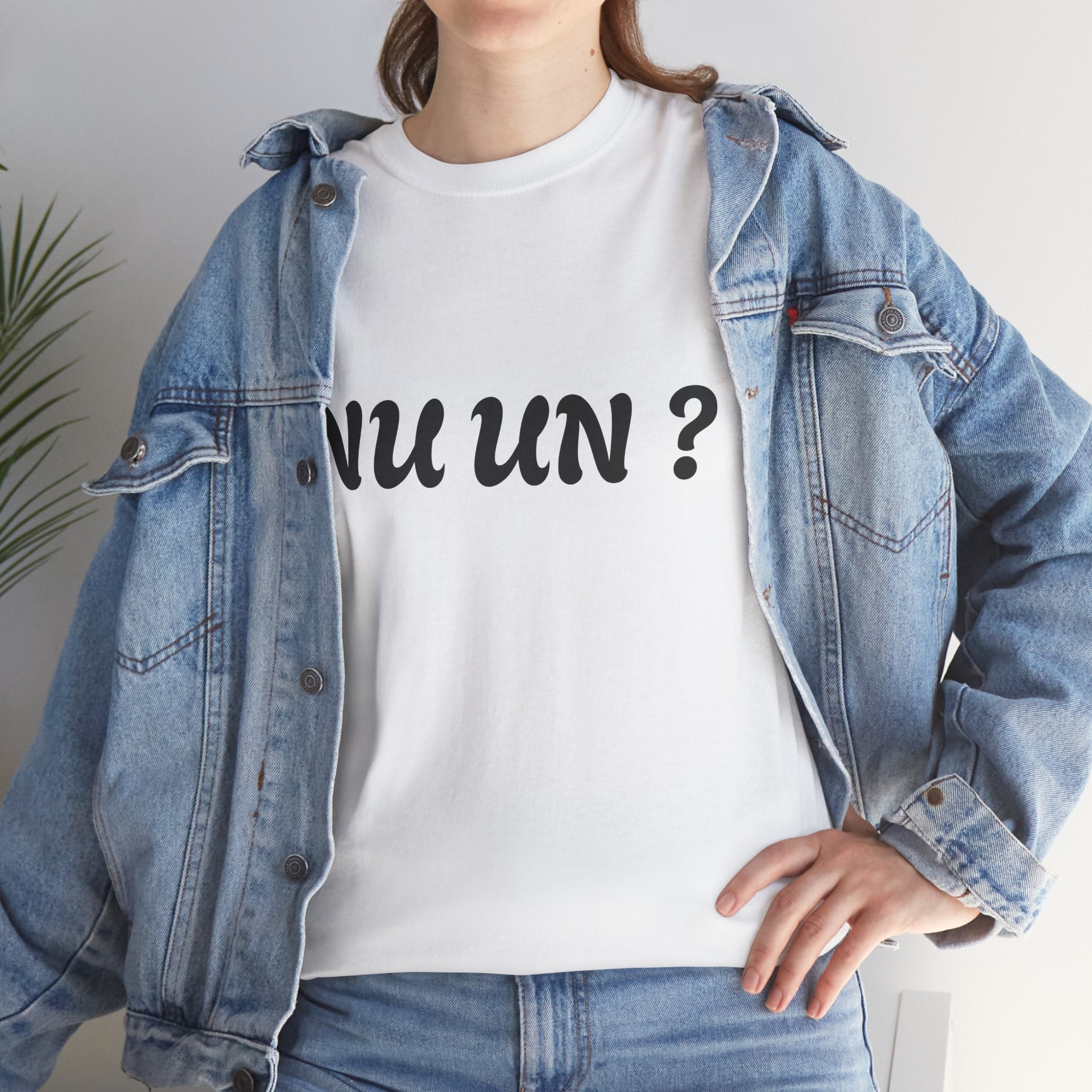 Nu Un? T‑Shirt — Minimalist Question Graphic Tee