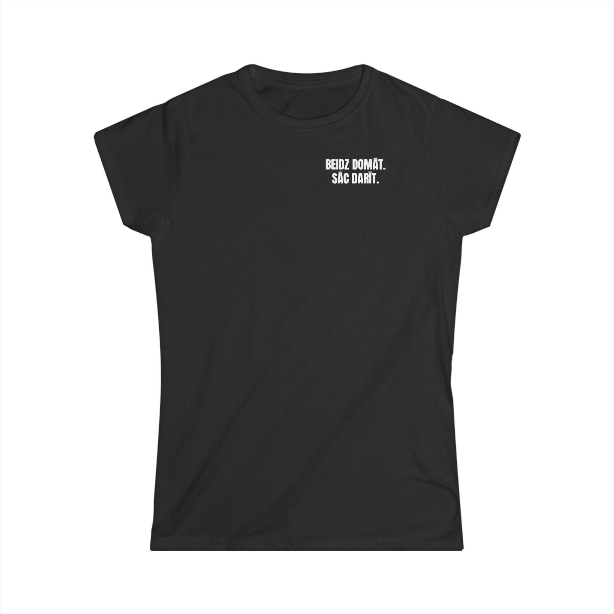 Women's Black Tee — Classic Softstyle Women's T-Shirt
