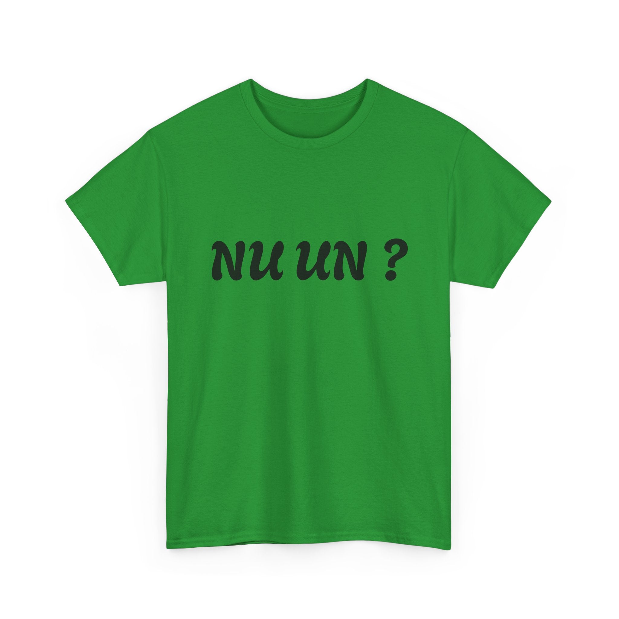 Nu Un? T‑Shirt — Minimalist Question Graphic Tee