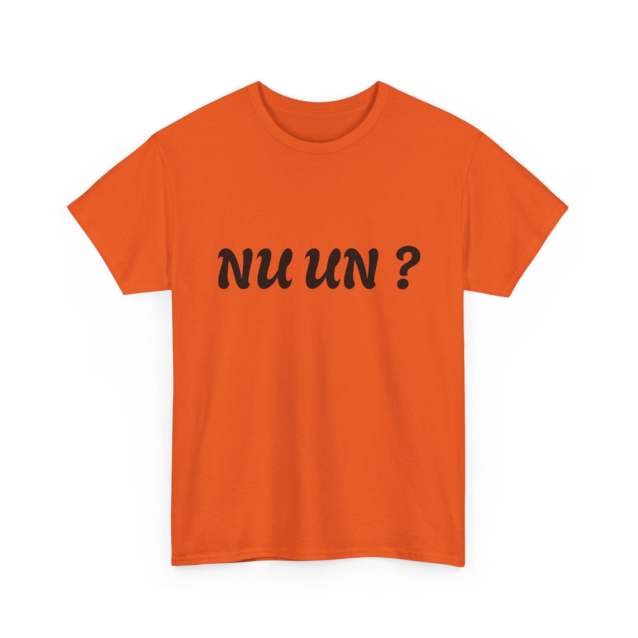 Nu Un? T‑Shirt — Minimalist Question Graphic Tee