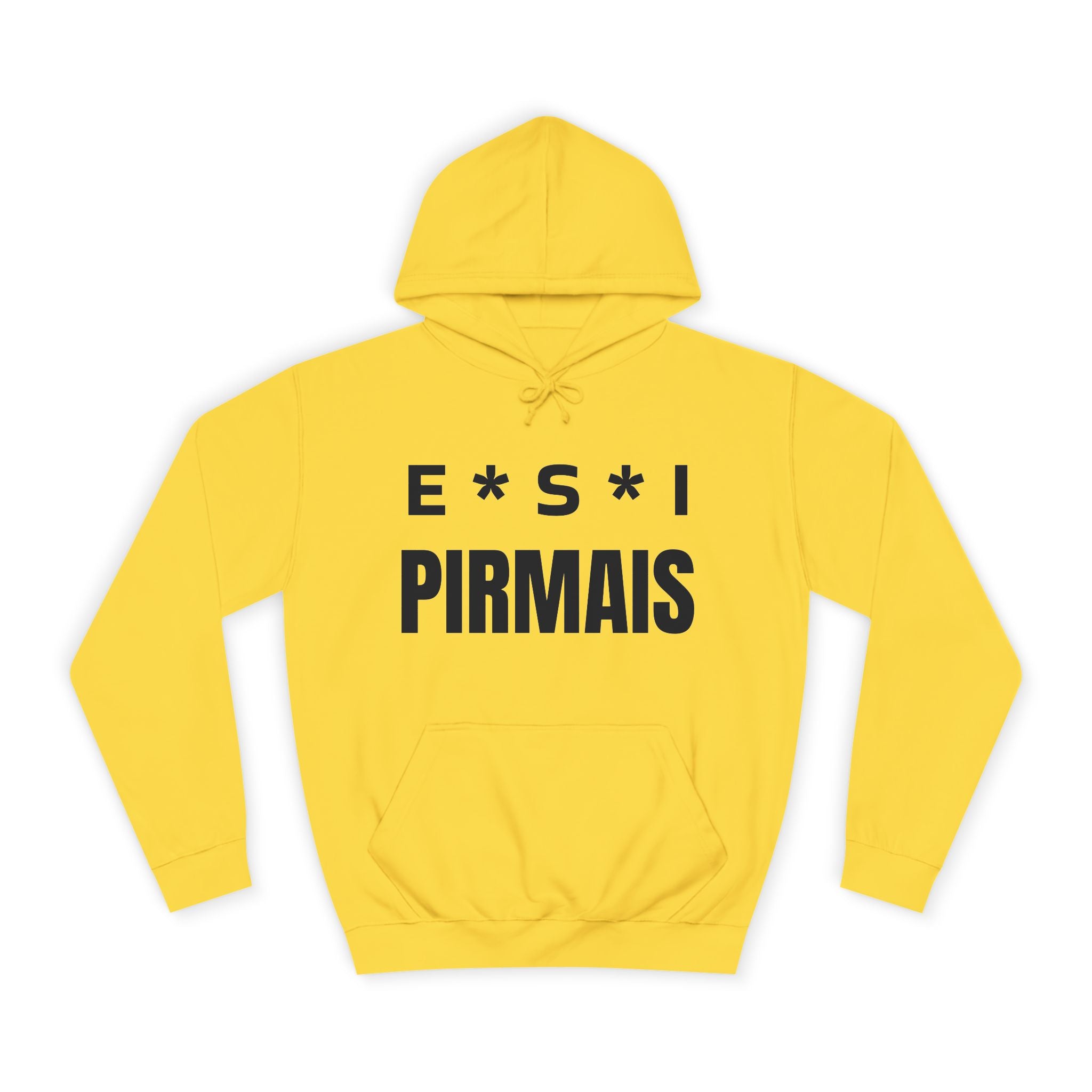 College Hoodie — E*S*I PIRMAIS Graphic Pullover