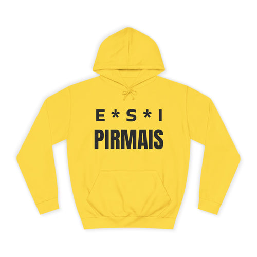 College Hoodie — E*S*I PIRMAIS Graphic Pullover