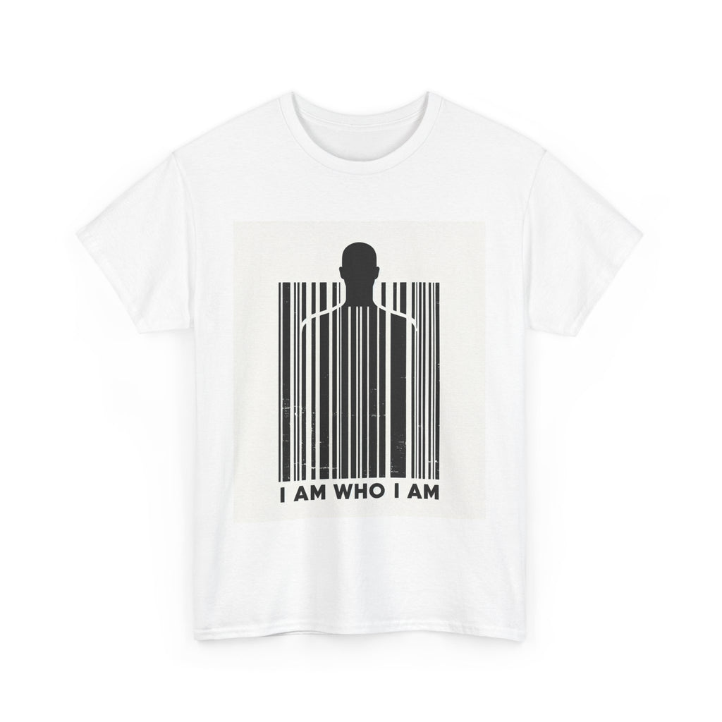 Graphic T-shirt with 'I am who i am' Inscription
