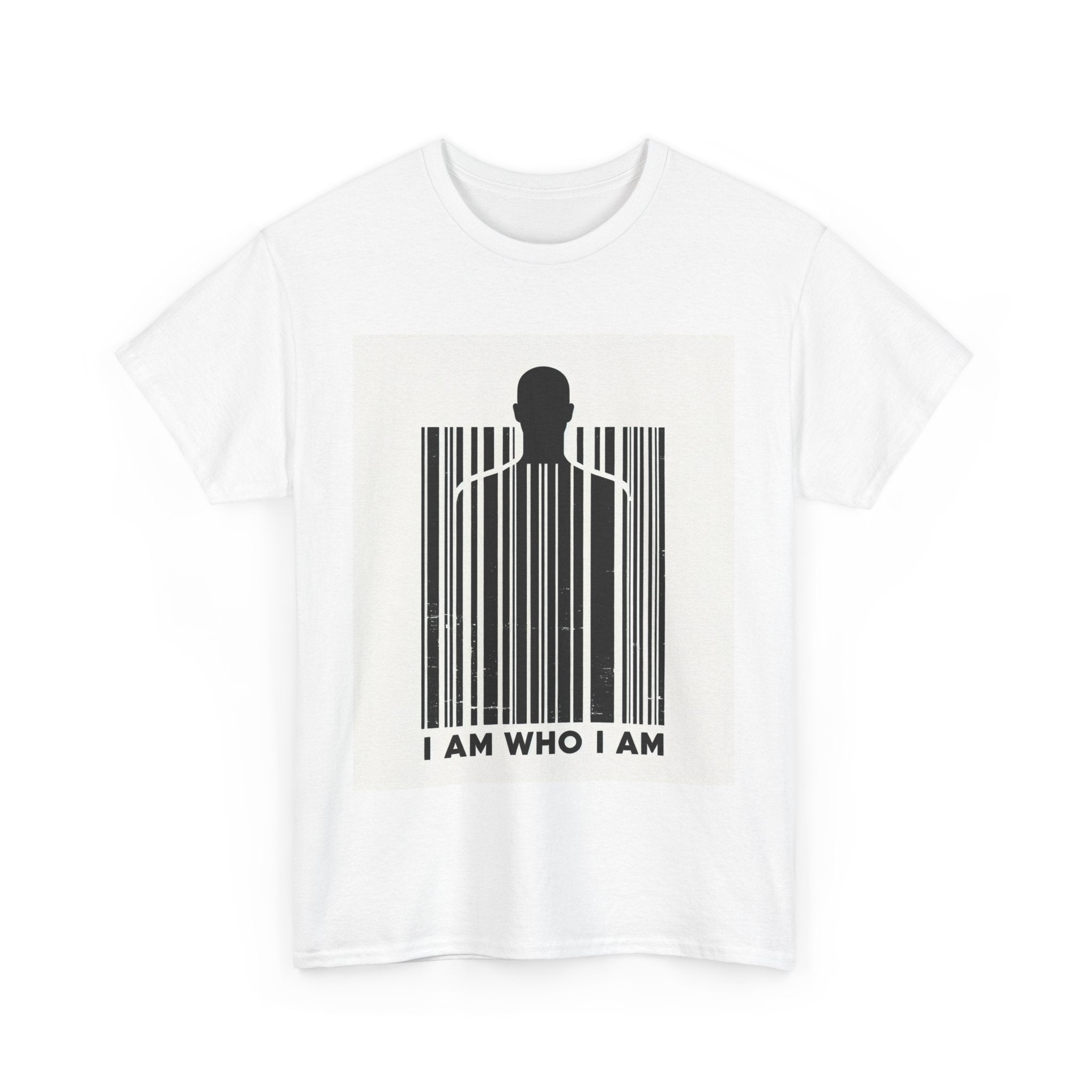 Graphic T-shirt with 'I am who i am' Inscription