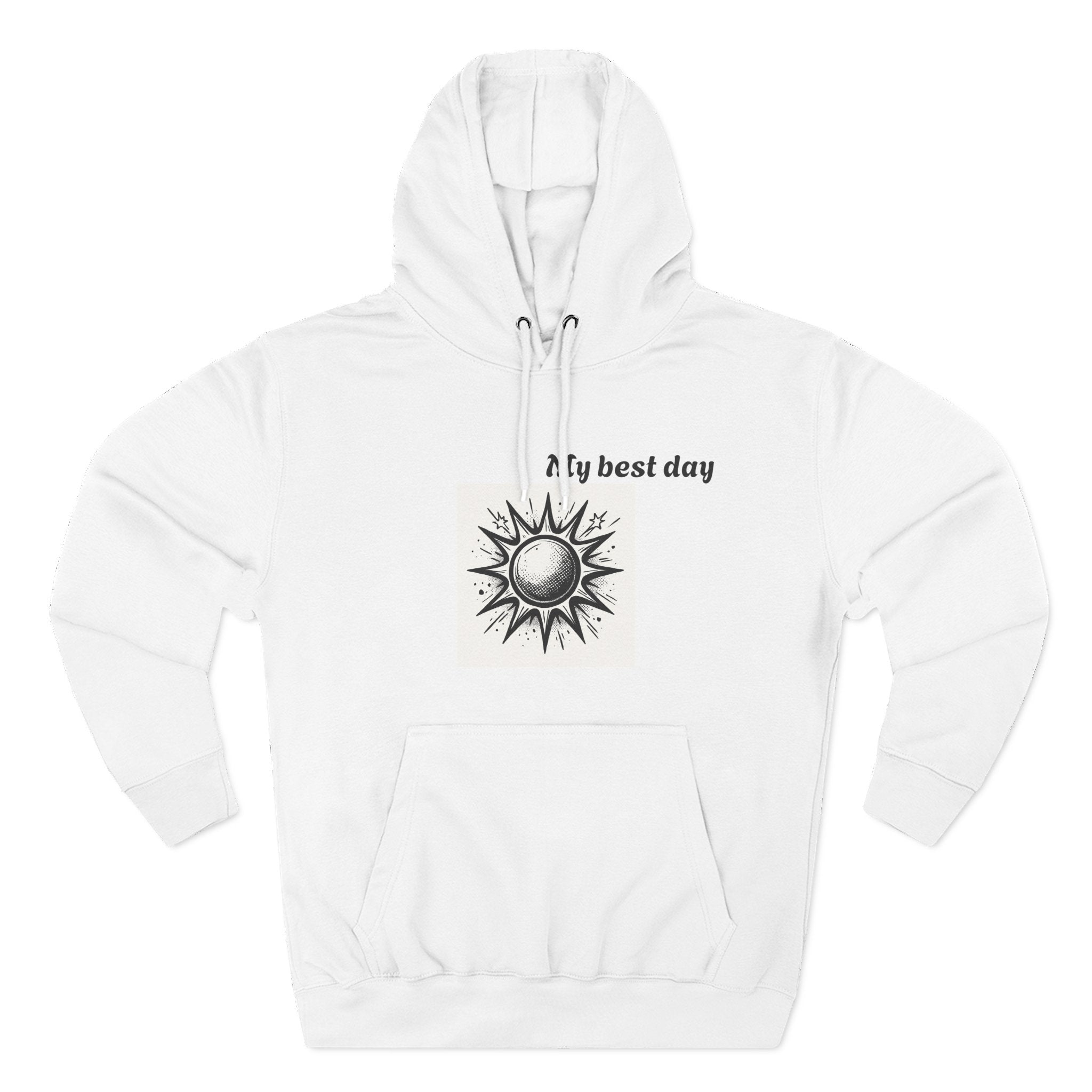 Sunshine Inspiration Fleece Hoodie, Cozy Hoodie, Positive Affirmation Sweatshirt, Gift for Her, Motivational Apparel