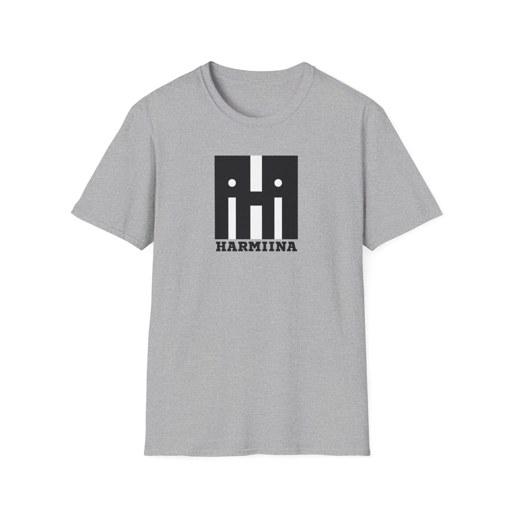 Harmiina Logo T-Shirt — Minimalist Black Graphic Tee