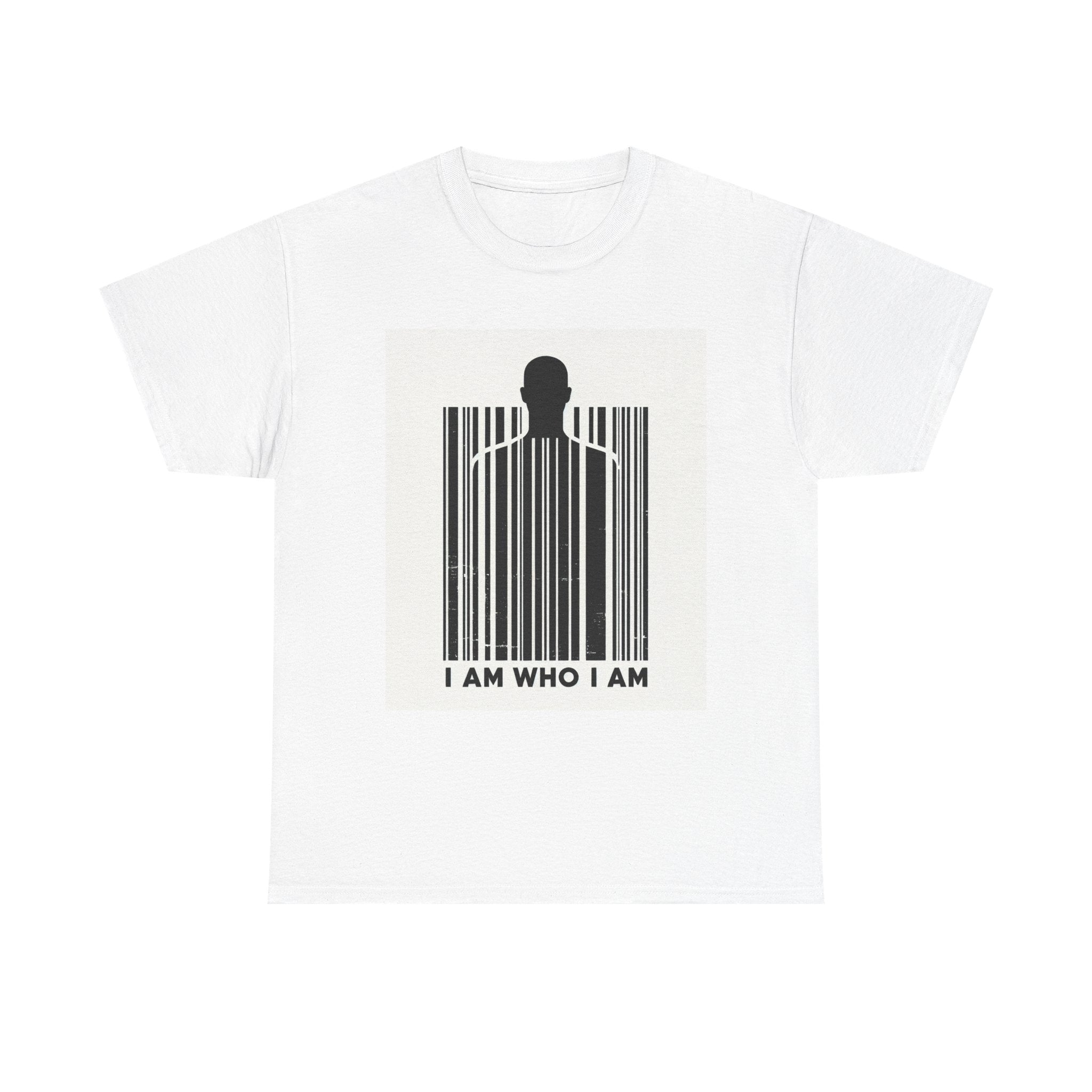Graphic T-shirt with 'I am who i am' Inscription