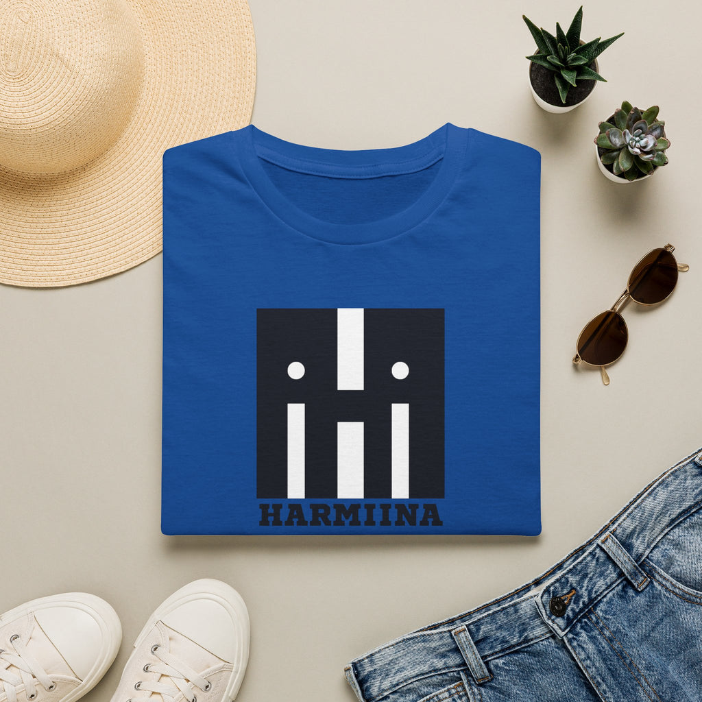 Harmiina Logo T-Shirt — Minimalist Black Graphic Tee